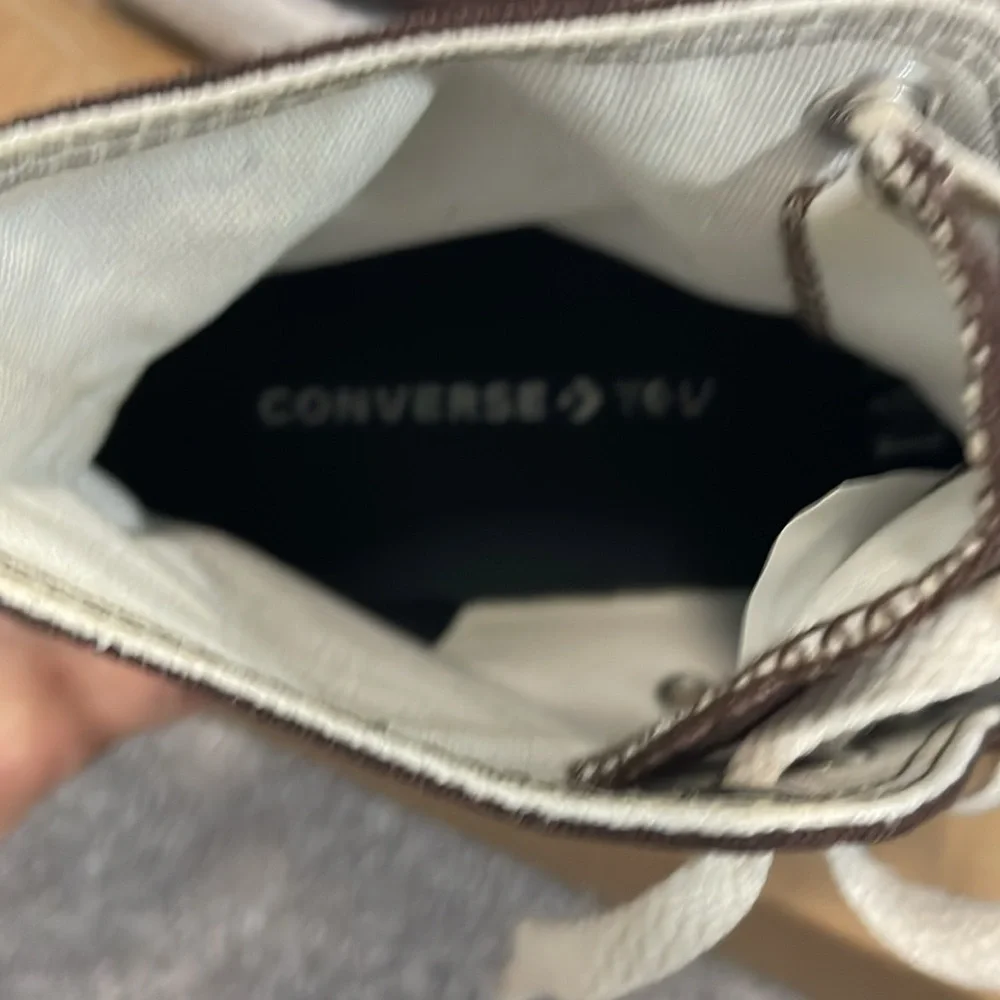 Converse Chuck Taylor All Star hightop dark brown shoes women’s sz 10 men’s sz 8 - Picture 3 of 8